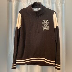 PINK half zip sweatshirt